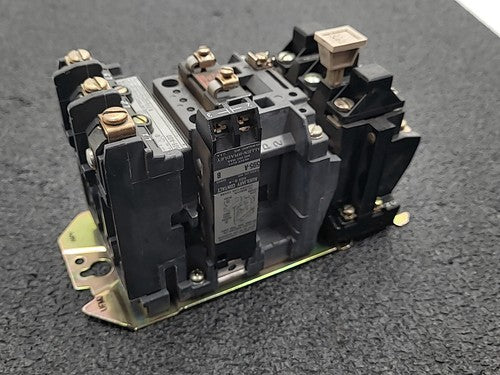 Allen Bradley 509 A0D Contactor 595-A Auxiliary Contact 120V Coil 592-B0W16