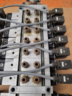 Lot of 13x AAA Products Air Gas Solenoid 12V Valve Manifold EBSS2Q 150PSI 26 Out
