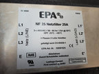 EPA NF 25 Netzfilter 3PH 3-Phase Line Filter 480VAC, 25A