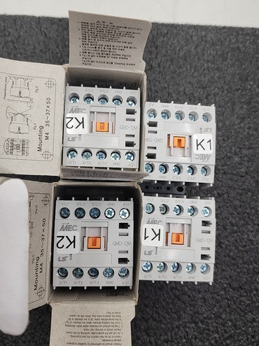 LS Electric GMD-12M Mini Contactor 3 Pole DC 24V Coil AC-3 12A HJ02004-6004D