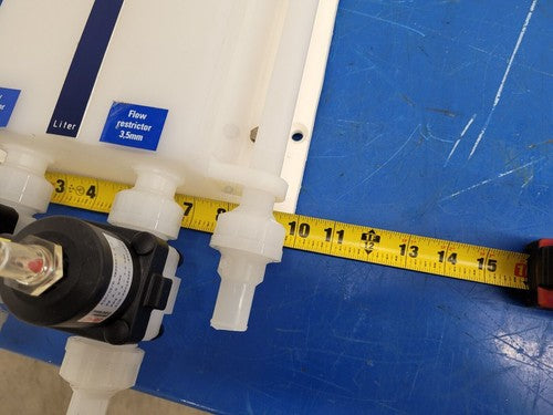 ENGLER High Purity Reservoir w/ Sensors, Gemu Pnumatic Diaphragm Valves