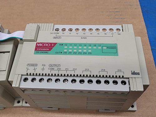 IDEC Micro-1 PLC FC1A-C2A1E Programmable Logic Controller w/ Expansion Module