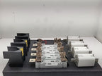 4 Bussmann PV-400A-3L 400A gPV Photovoltaic Fuses with Holders & Terminal Covers
