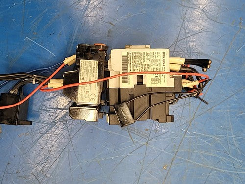 Mitsubishi TH-N20KP Contactor w/ S-N11 Thermal Overload Relay SQ250503F Caps