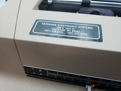 IBM Selectric II Electric Typewriter Grey/ Tan Tested Condition Pick up only
