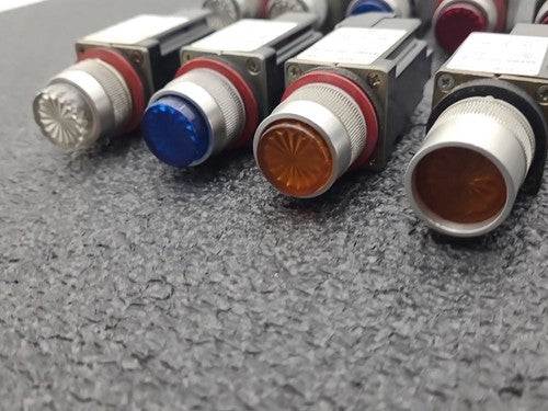 Allen Bradley 800MR-Q24S Series D Pilot Light Indicator Lamp Lot Mixed Colors