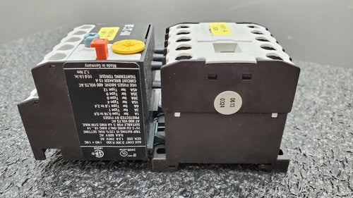 EATON DIL EEM-01-G XTMC6A01 Power Contactor w/ ZE-4 XTOM004AC1 Overload Relay
