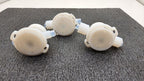 Lot of 3x Furon Pneumatic High Purity Valve UPM2-F812NC-VI 1108537, 2x 1104556