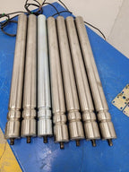 Lot Of 7x 24" MOLLER ITOH PM486FS-20-597-D-024-C150-P2 POWER DRIVE ROLLER 24VDC