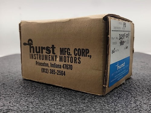 Hurst Model PB Instrument Motor 3204-026 AC Synchronous 120 RPM Princeton IND