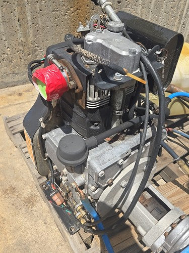 Lombardini 7 LD 665 Diesel Engine Industrial Motor Italy w/ Isuzu Fuel Tank