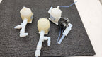 Lot of 2x Plast-O-Matic X1108-PP Pneumatic Diaphragm Valve 1/2in Npt