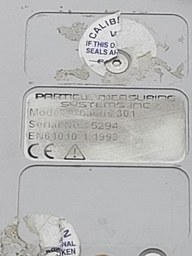 Particle Measuring System Abacus 301 for Parts/Repair