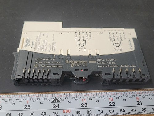 Schneider Electric STBART0200 Advantys Analog Input Module w/ STB XBA 1000 Base