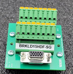 Lot of 7 USB Micro Breakout Board RJ45 Terminals DIN Rail Clips BRKLD15HDF-SG