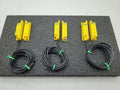 Lot of 3 Sick RE300-DA03P Safety Switch Non Contact w/Actuator 5' Cable 6025080
