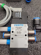 Lot 8 of Festo Electro Pneumatic Solenoid Valve Manifold Robot Control 24VDC