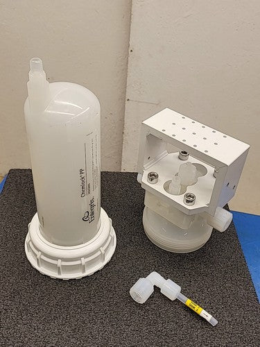 Entegris Chemlock PP Filter Housing YY66B1280 Polypropylene 11" BOWL 1/2"FLARE