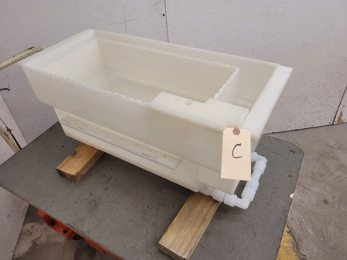 PTFE High Purity Liquid Bath Acid Rinse Tank  10"x10"x21" Tank Inside Unit C