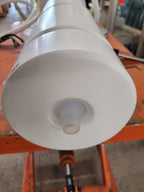 Process Technology Fluoropolymer In-Line Chemical Heater 9000W 9Kw 208V 1Ph 44A
