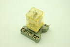 Idec RR3PA-U DC 24V Relay W/ SR3P-06 Socket Lot of 2