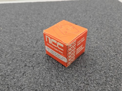NCC National Controls Solid State Cube Timer Q4F-00010-327 5-10 Sec 24VAC/DC