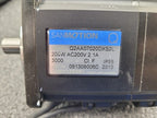 Sanyo Denki AC Servo Motor Q2AA07020DXS2L w/ Servo Drive RS2A01A8AA0046B2PL1