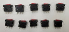 Lot of 10 Tyco Potter & Brumfield W51-A121B1-5 Thermal Circuit Breaker 5A 125VAC