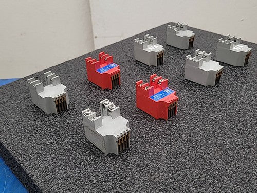 Lot of 8x Banner Industrial Relay Terminal Block PBA PBP 120VAC L941887