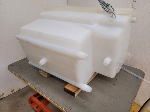 PTFE High Purity Liquid Bath Acid Rinse Tank 30x16x21 w/ Pneumatic Lid, Sensor