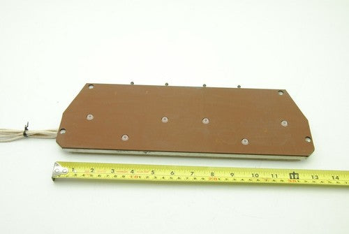 Pneumatic Vacuum Plate, 13" X 4.5", Rubber Padded, 3/16" Fitting - Lot of 2