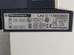 Telemecanique Contactor LC1D150 Aux Contact w/ LA9 D 115603/604 Lugs 24VDC Coil