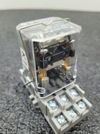 Tyco Potter & Brumfield KUMP-11D18-24 1/3HP 120VAC 15A 277VAC Relay + Base 24VDC