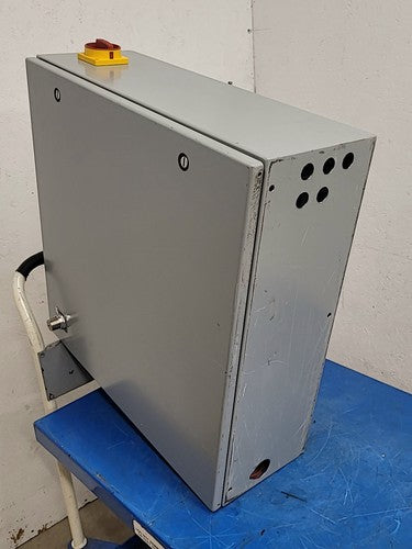 Hoffman Control Cabinet IDEC FA-3S PLC Numatics 3 Solenoid Valve ABB Contactors