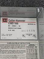 Cutler-Hammer ECN0511AAA Motor Starter Reset Button Enclosure NEMA Metal Box