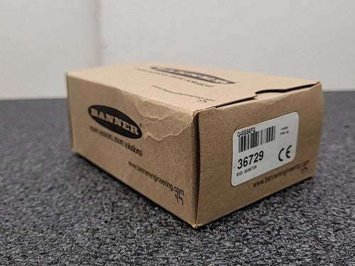Banner Engineering Q45BB6FQ 36729 Rugged Fiber Optic Photoelectric Sensor