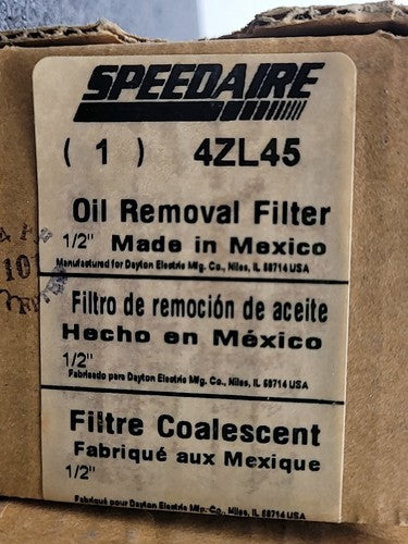 Speedaire 4ZL84 Air Line Lubricator Pneumatic Mist Oiler Made in USA Lot of 4