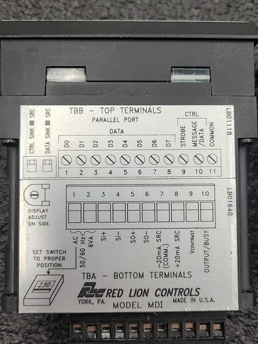 Red Lion Controls VCI Message Display Module Industrial LCD Screen Lot of 2