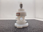 lot of 2 Furon High Purity Valve 1108555 + 1108547  1/4" Pneumatically Actuated
