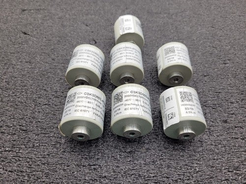 Lot of 7 Faratronic High Voltage Power Capacitors 2000VDC 0.05 uF