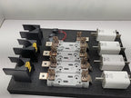 4 Bussmann PV-400A-3L 400A gPV Photovoltaic Fuses with Holders & Terminal Covers