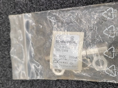 2x Schmersal IFL 2-8-01STP Inductive Proximity Sensor M8 Threaded Barrel Switch