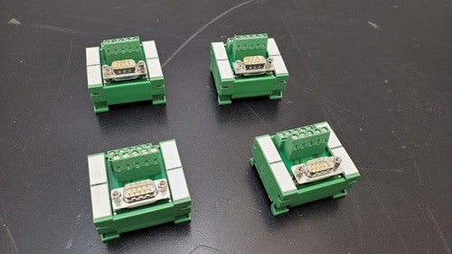 Phoenix Contact UM 45-D 9SUB/S 2962777, 9-Pos D-Sub Terminal Interface  Lot of 4