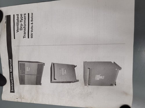 Federal Pacific 480V P 208Y/120 S 3PH Step Down T48LH2Y-45 Transformer 45KVA