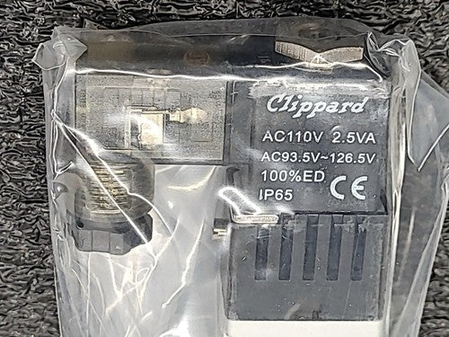 Clippard Maximatic MME-41PES Solenoid Valve 110VAC DIN Coil (19E20)