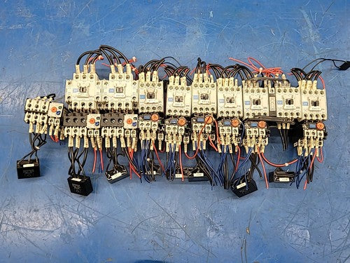 Mitsubishi TH-N20KP Contactor w/ S-N11 Thermal Overload Relay SQ250503F Caps