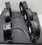 Lot of - 6  Minebea  R172A0-051-D0790 DC48V 6A 288.0W   4-wire cooling fans.