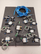 Lot 8 of Festo Electro Pneumatic Solenoid Valve Manifold Robot Control 24VDC