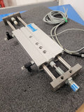 Festo DPZ-25-100-P-A 32705 Pneumatic Linear Air Cylinder Actuator w/ Sensors