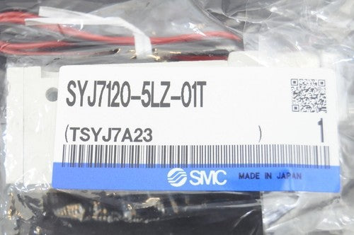 SMC SYJ7120-5LZ-01T Pneumatic 5-Port Manifold With Solenoid Valve NEW